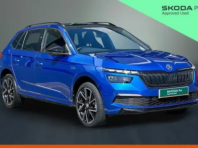 Used Skoda Kamiq Monte Carlo 150 HP (110 kW) 2023 Race blue SUV
