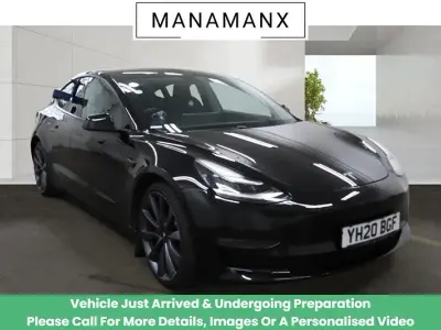 Used Tesla Model 3 Performance 461 kW (627 HP) 2020 Black Sedan
