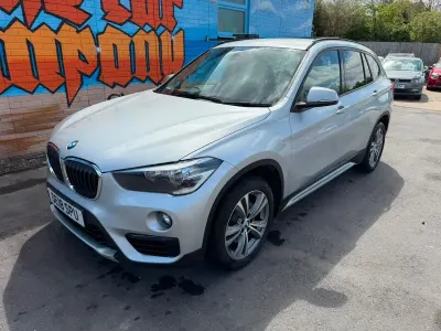 Used BMW X1 Sport Line 190 HP (139 kW) 2018 Silver SUV
