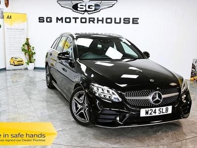 Używany Mercedes C220 AMG line 194 KM (142 kW) 2019 Czarny Kombi