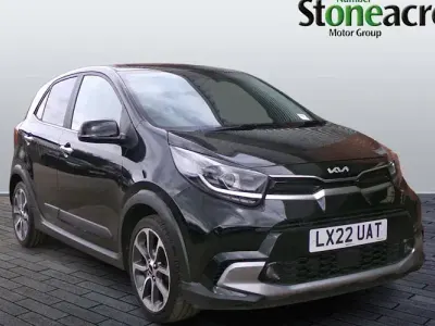 Used Kia Picanto X-Line 67 HP (49 kW) 2022 Black Hatchback