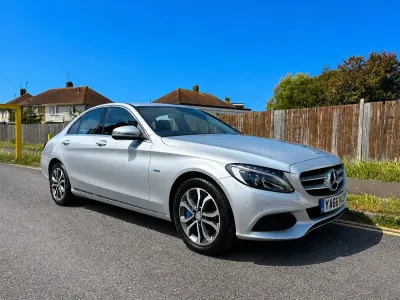Used Mercedes C350e 2016 Silver Sedan