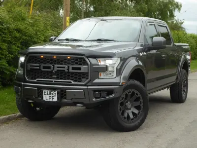 Used Ford F-150 Platinum 2015 Grey Pickup