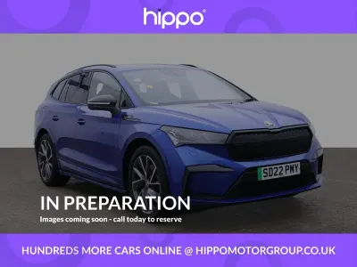 Used Skoda Enyaq iV SportLine 150 kW (204 HP) 2021 Blue SUV
