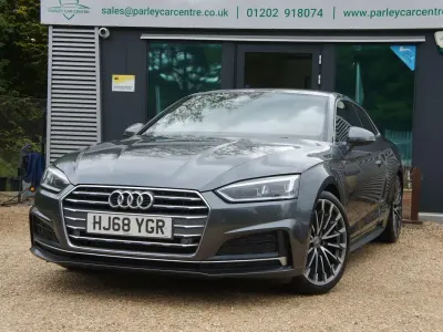Used Audi A5 S-Line 190 HP (139 kW) 2018 Grey Coupe