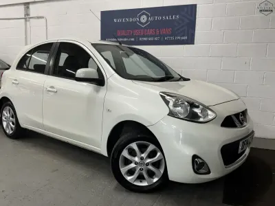 Used Nissan Micra Acenta 80 HP (58 kW) 2014 White Hatchback