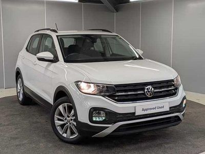 Used VW T-Cross SE 95 HP (69 kW) 2021 White SUV