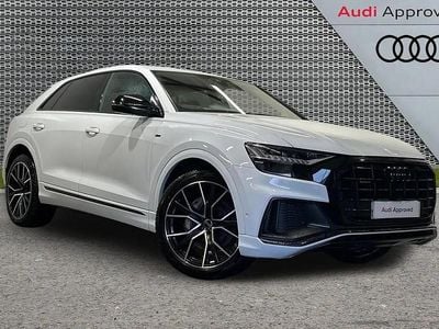 White Used 2022 Audi Q8 Black Edition SUV | £46,999 (Fair price)