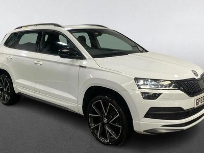 Used Skoda Karoq SportLine 150 HP (110 kW) 2020 White SUV