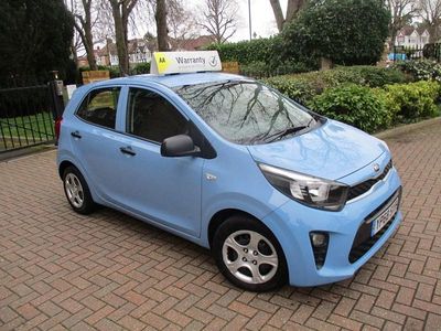 Used Kia Picanto 66 HP (48 kW) 2018 Metallic blue Hatchback