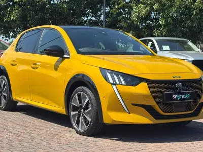 Used Peugeot e-208 GTi 100 kW (136 HP) 2022 Yellow Hatchback