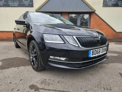 Używany Skoda Octavia SE L 150 KM (110 kW) 2018 Czarny Kombi