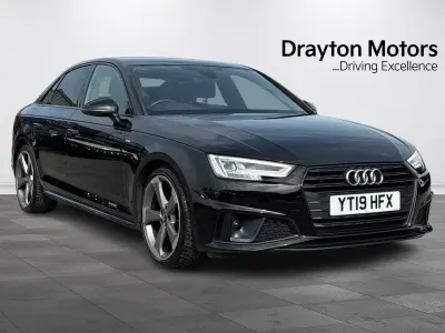 Used Audi A4 Black Edition 150 HP (110 kW) 2019 Black Sedan