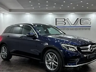 Begagnad Mercedes GLC220 AMG line 170 HK (125 kW) 2017 Blå Kombi