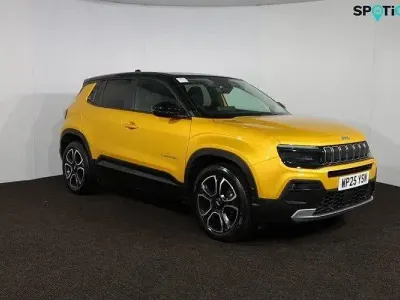 Used Jeep Avenger Summit 101 HP (74 kW) 2025 Yellow/black SUV