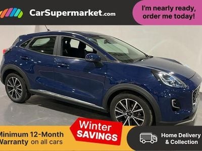 Blue Used 2022 Ford Puma Titanium Hatchback | £14,697 (Good price)