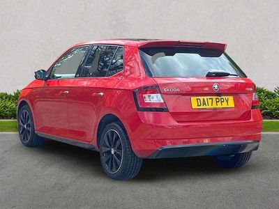 Used Skoda Fabia Monte Carlo 90 HP (66 kW) 2017 Red Hatchback