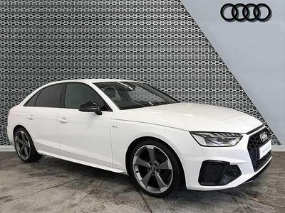 Used Audi A4 Black Edition 150 HP (110 kW) 2019 White Sedan