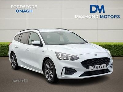 White Used 2021 Ford Focus ST-Line Estate | £14,390 (A bit pricey)