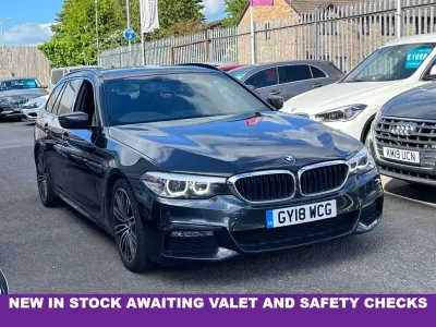 Usado BMW 520 M Sport 190 CV (139 kW) 2018 Gris Familiar
