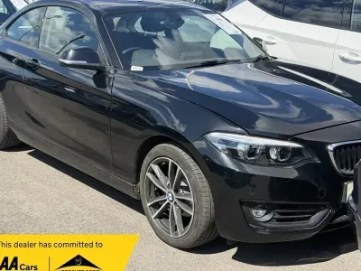 Used BMW 218 Sport Line 2019 Black Coupe
