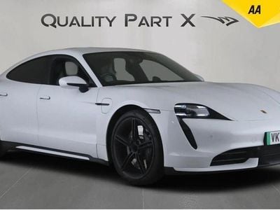 Used Porsche Taycan Performance Package 500 kW (680 HP) 2020 White Sedan