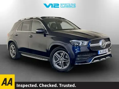 Used Mercedes GLE450 AMG AMG line 2019 Blue Estate