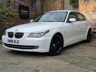 Used BMW 525 2008 White Sedan