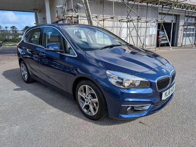 Used BMW 218 Active Tourer Luxury Line 2016 Blue MPV