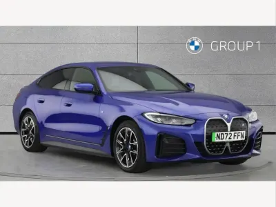 Used BMW i4 M Sport 250 kW (340 HP) 2022 Blue Sedan