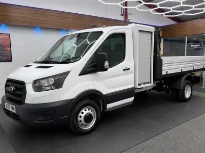 Used Ford Transit 130 HP (95 kW) 2020 White Cabriolet