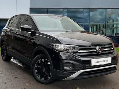 Deep black pearl Used 2021 VW T-Cross S SUV | £14,399 (Fair price)