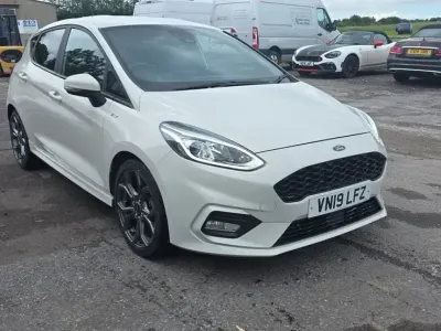 Used Ford Fiesta ST-Line 125 HP (91 kW) 2019 White Hatchback