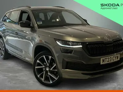 Used Skoda Kodiaq SportLine 150 HP (110 kW) 2023 Graphite grey metallic SUV