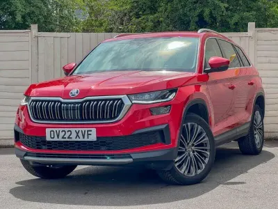 Used Skoda Kodiaq SE L Executive 148 HP (108 kW) 2022 Red SUV