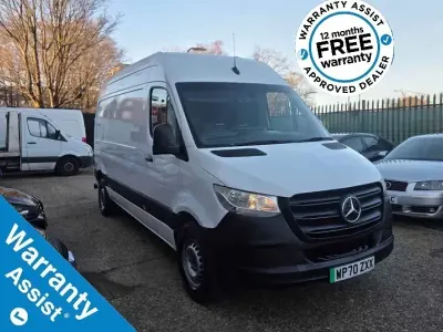 Used Mercedes E-Sprinter Progressive 85 kW (116 HP) 2020 White Van
