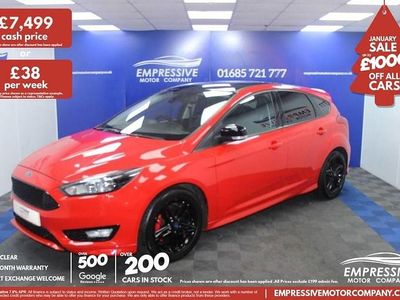Red Used 2016 Ford Focus Zetec Hatchback | £7,499 (Fair price)