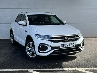 Used VW T-Roc R-line 150 HP (110 kW) 2022 White SUV