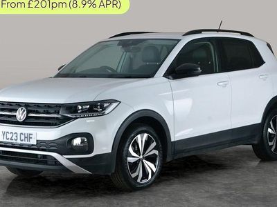 Used VW T-Cross Black Edition 110 HP (80 kW) 2023 White SUV