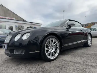 Used Bentley Continental GT Convertible 560 HP (411 kW) 2008 Black Cabriolet