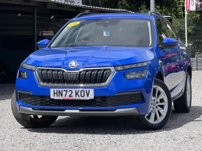 Used Skoda Kamiq SE 95 HP (69 kW) 2022 Blue SUV