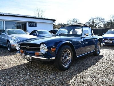 Used Triumph TR6 1973 Blue Cabriolet