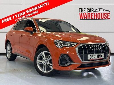 Orange Used 2021 Audi Q3 S-Line SUV | £24,799 (Fair price)
