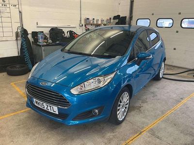 Used Ford Fiesta Titanium 2015 Blue Hatchback