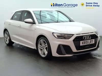 Used Audi A1 Sportback S-Line 150 HP (110 kW) 2019 White Hatchback
