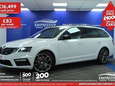 White Used 2019 Skoda Octavia vRS Estate | £16,499 (Fair price)