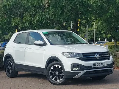 Used VW T-Cross S 95 HP (69 kW) 2020 White SUV