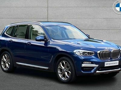 Used BMW X3 xLine 190 HP (139 kW) 2018 Phytonic blue metallic paint SUV