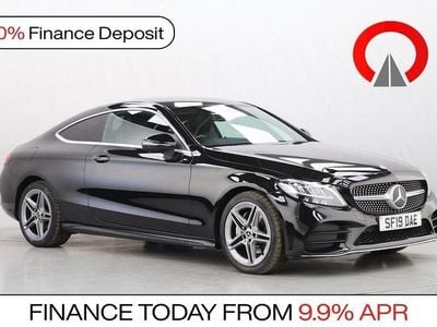 Used Mercedes C220 AMG line 194 HP (142 kW) 2019 Black Coupe