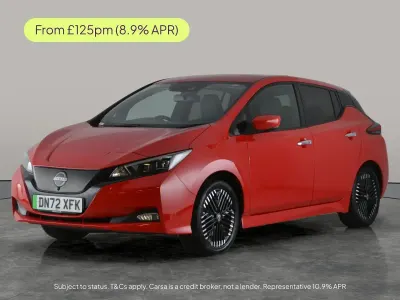 Używany Nissan Leaf Tekna 110 kW (150 KM) 2022 Czerwony Hatchback